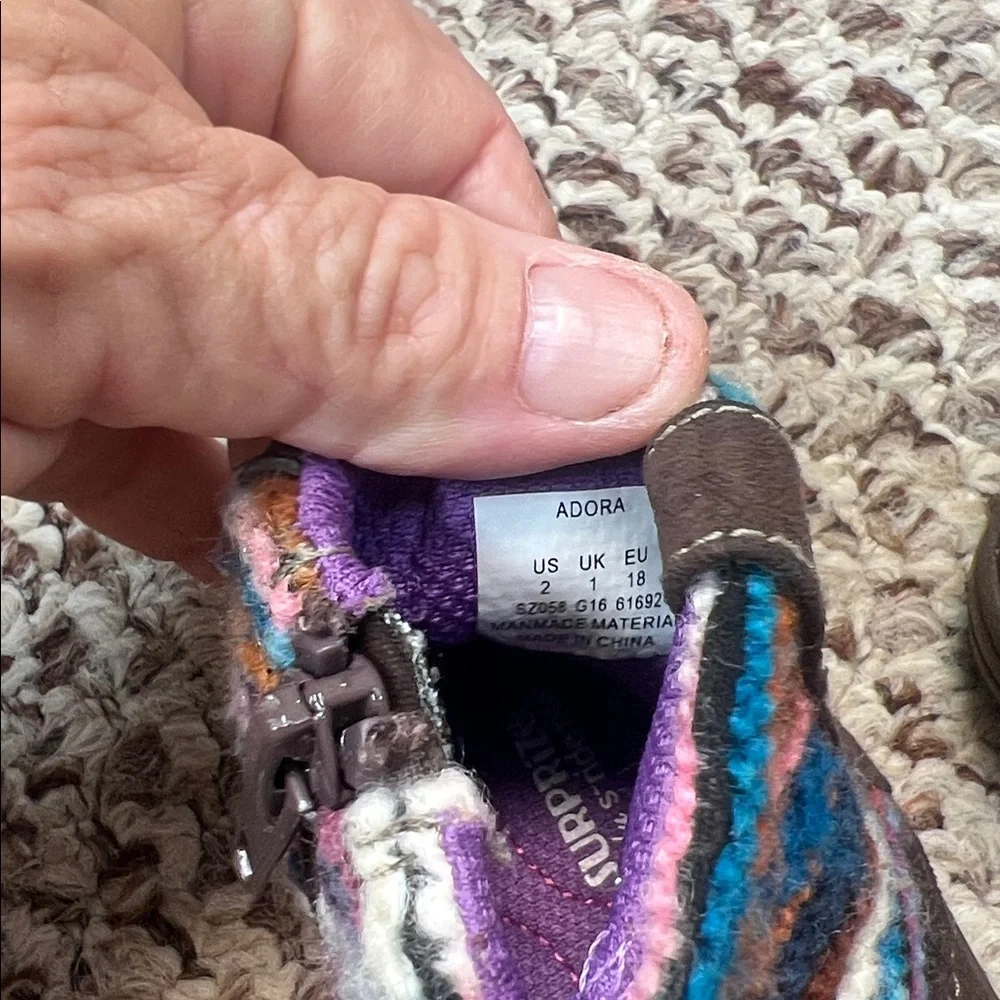 Baby girls Colorful Knit‎ Baby Boots
